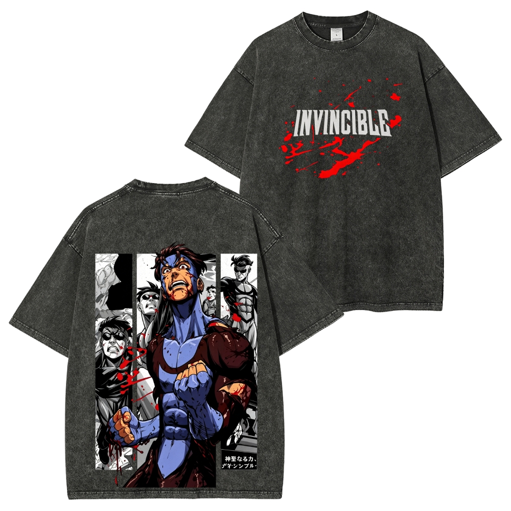 Invincible Vintage Unisex Washed T-Shirt