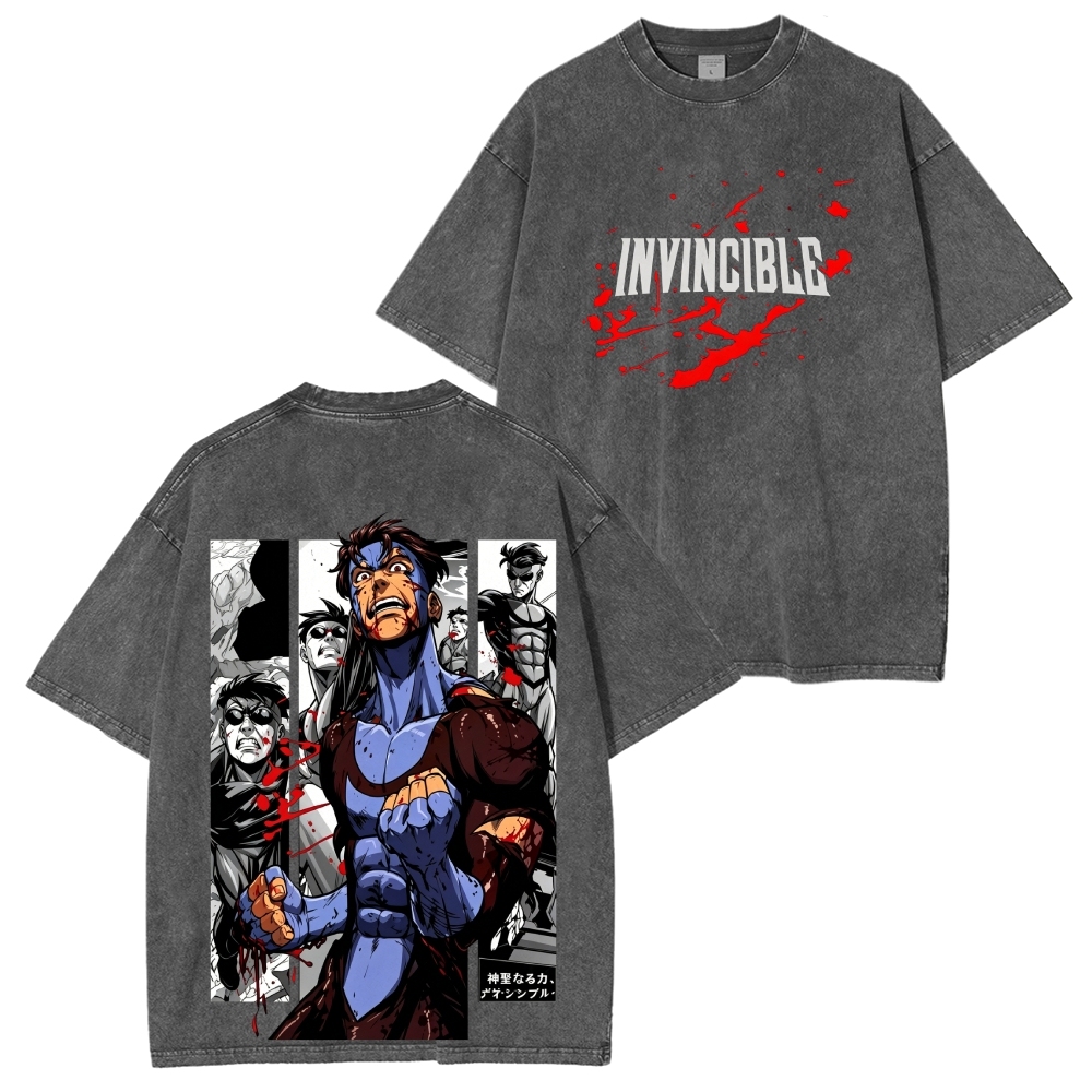 Invincible Vintage Unisex Washed T-Shirt
