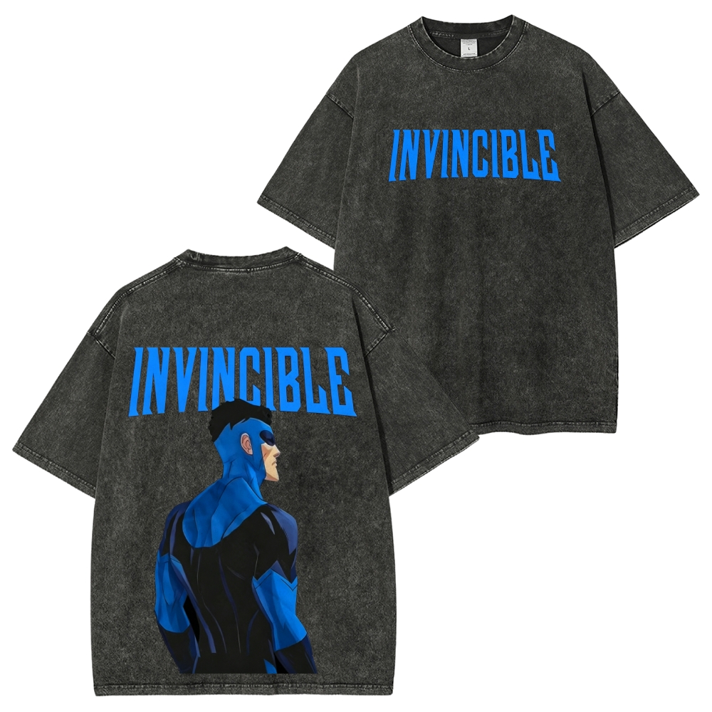 Invincible Vintage Unisex Washed T-Shirt