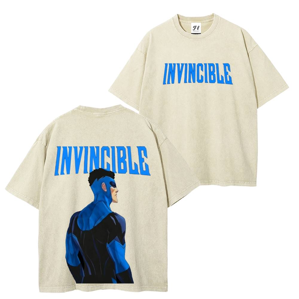 Invincible Vintage Unisex Washed T-Shirt