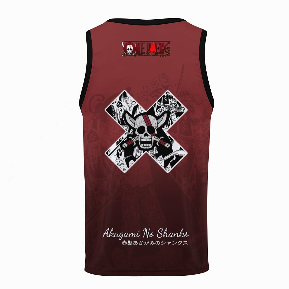 One Piece Anime Basketball Jersey Tanktop 