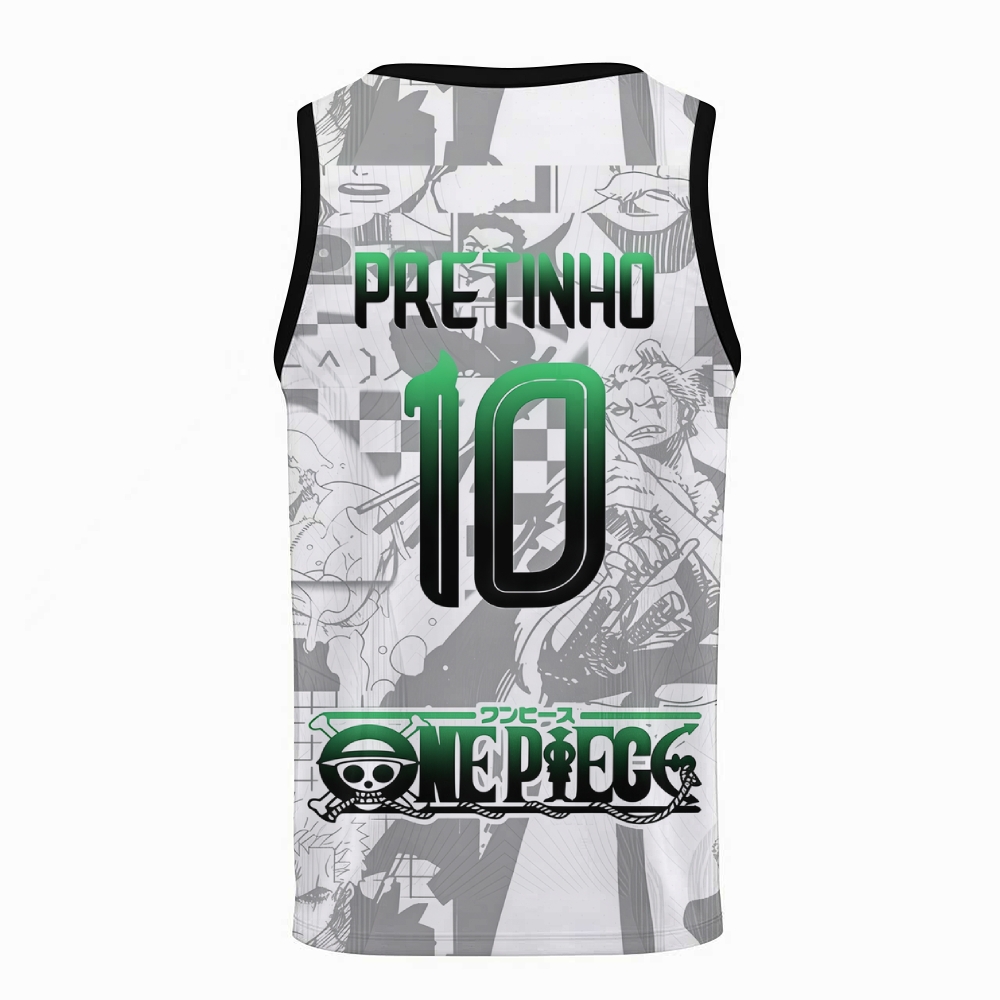 One Piece Anime Basketball Jersey Tanktop 