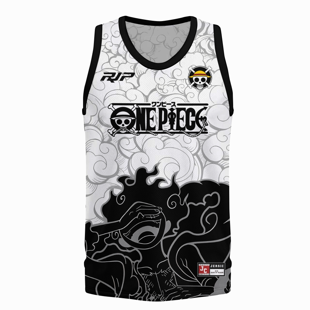 One Piece Anime Basketball Jersey Tanktop 