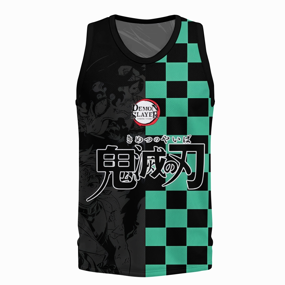 Demon Slayer Anime Basketball Jersey Tanktop