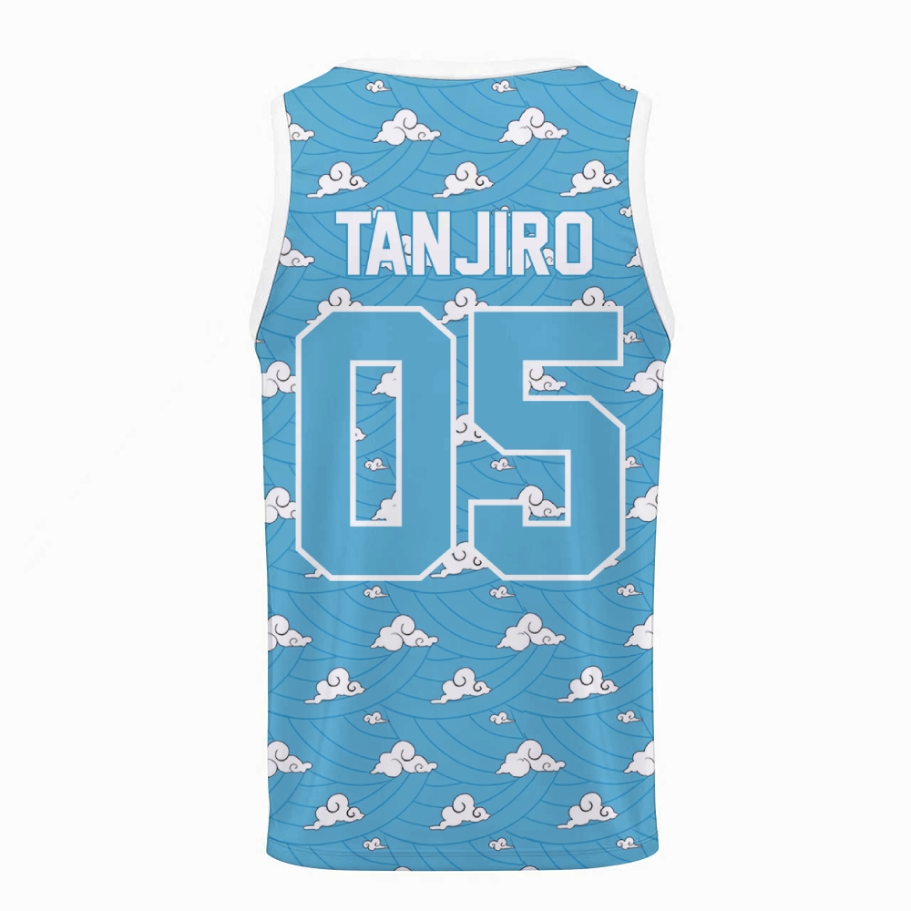 Demon Slayer Anime Basketball Jersey Tanktop