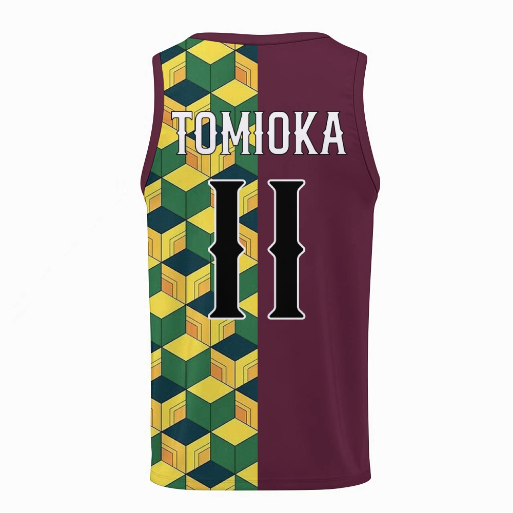 Demon Slayer Anime Basketball Jersey Tanktop