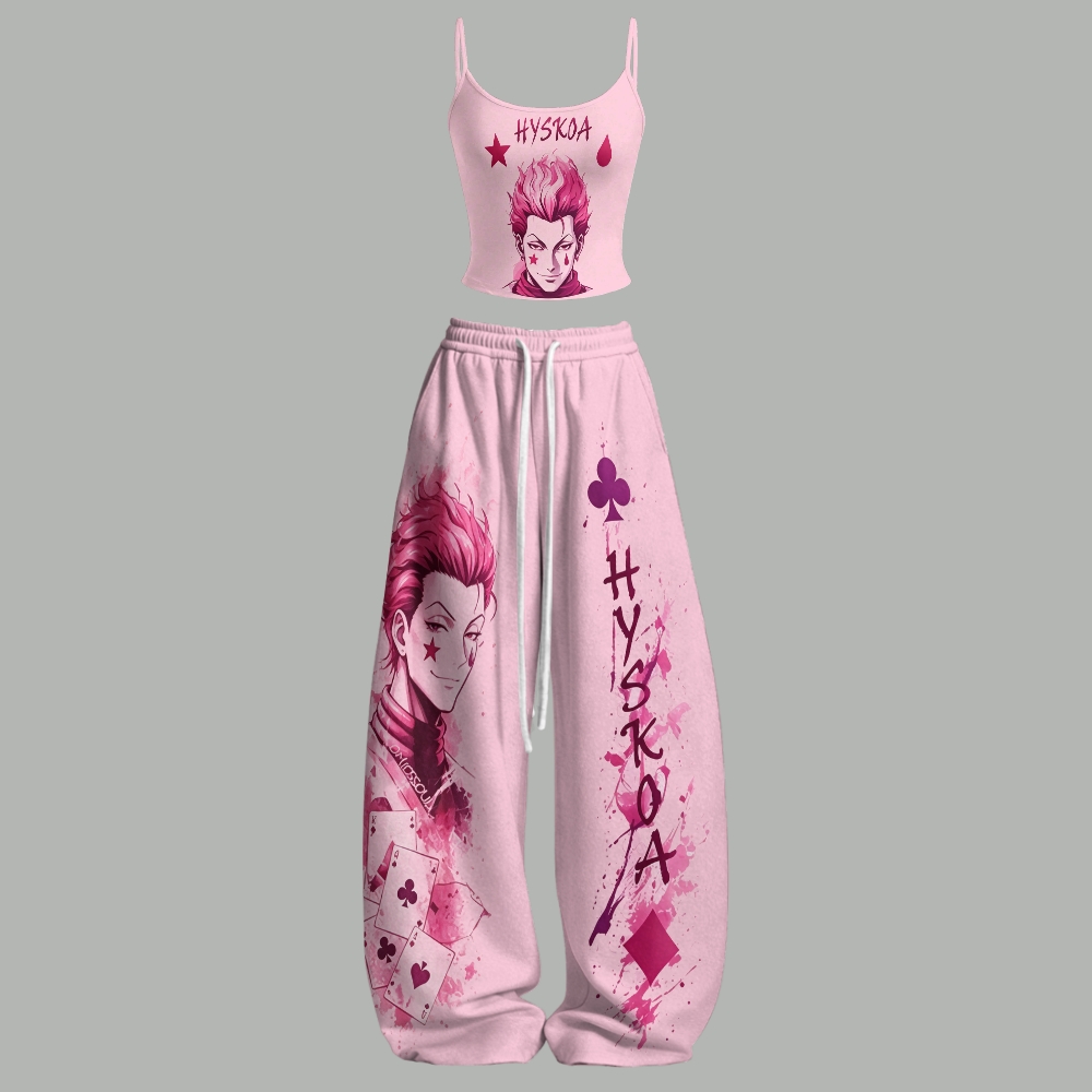 JoJo's Bizarre Adventure Top & Elasticated Trousers Two-Piece Set 2605015858