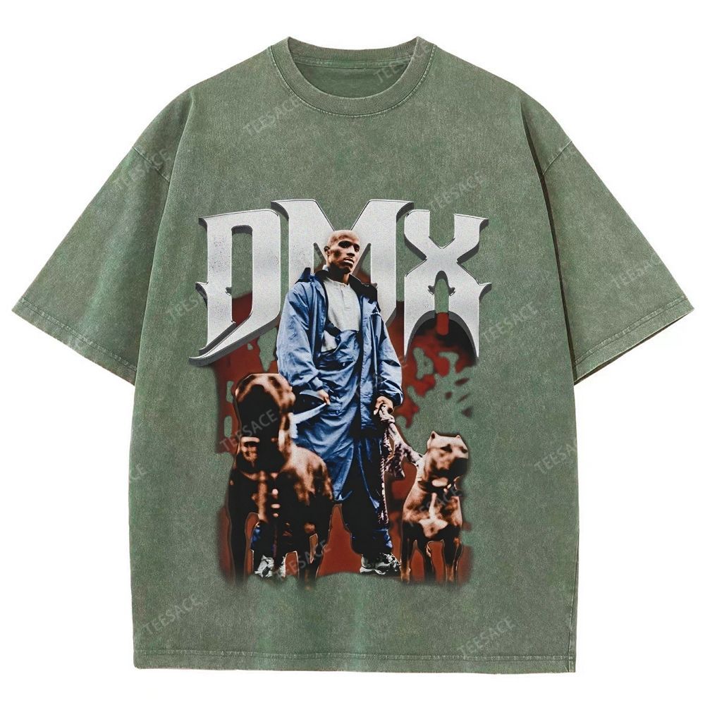 Unisex-Adult Ultra Cotton Washed T-Shirt Graphic  DMX TEE