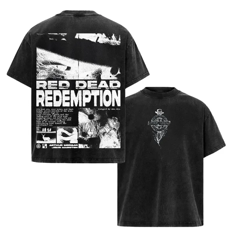 Red Dead Vintage Unisex Washed T-Shirt