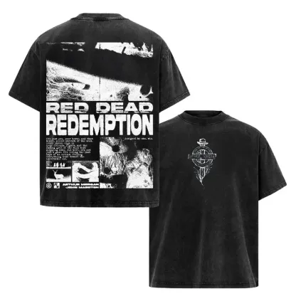 Red Dead Vintage Unisex Washed T-Shirt