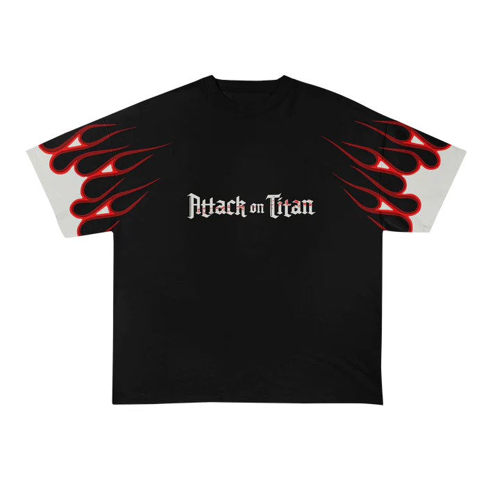 Attack on Titans Printed Unisex Washed T-Shirt