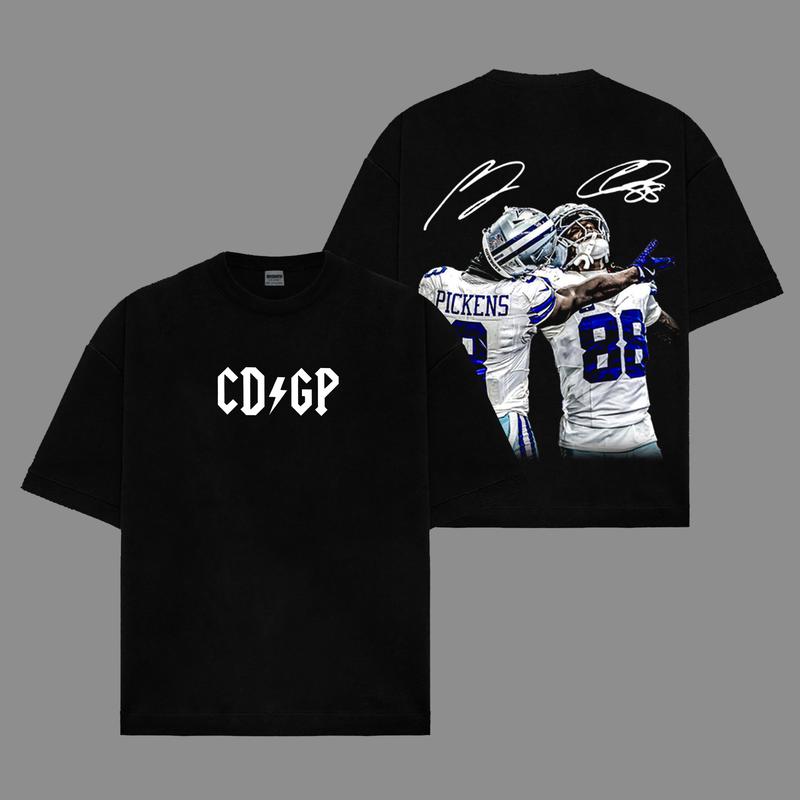 CeeDee Lamb & George Pickens  | Casual Washed Tee & Hoodie & Sweatshirt