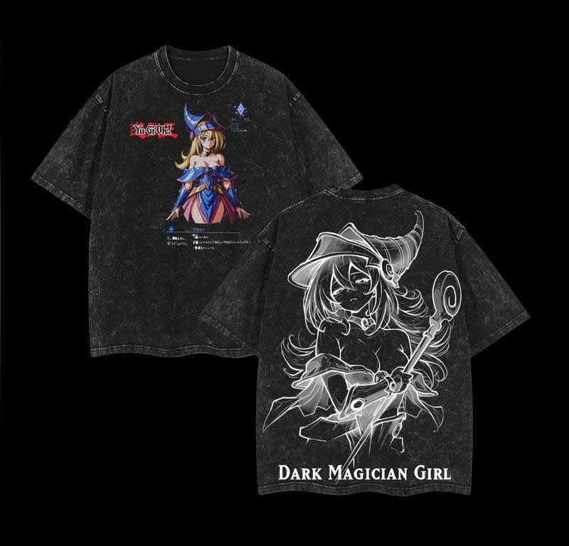 Dark Magician Girl Yu-Gi-Oh! Vintage Washed Anime Tee