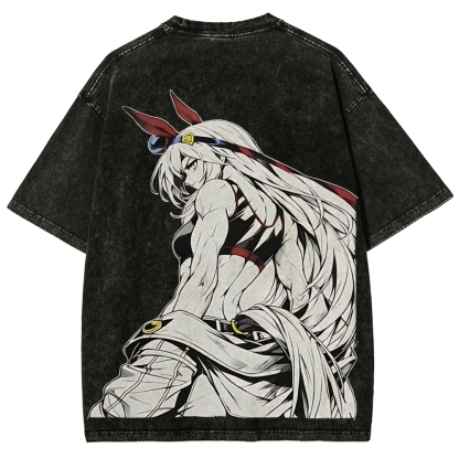Uma Musume Vintage Unisex Washed T-Shirt