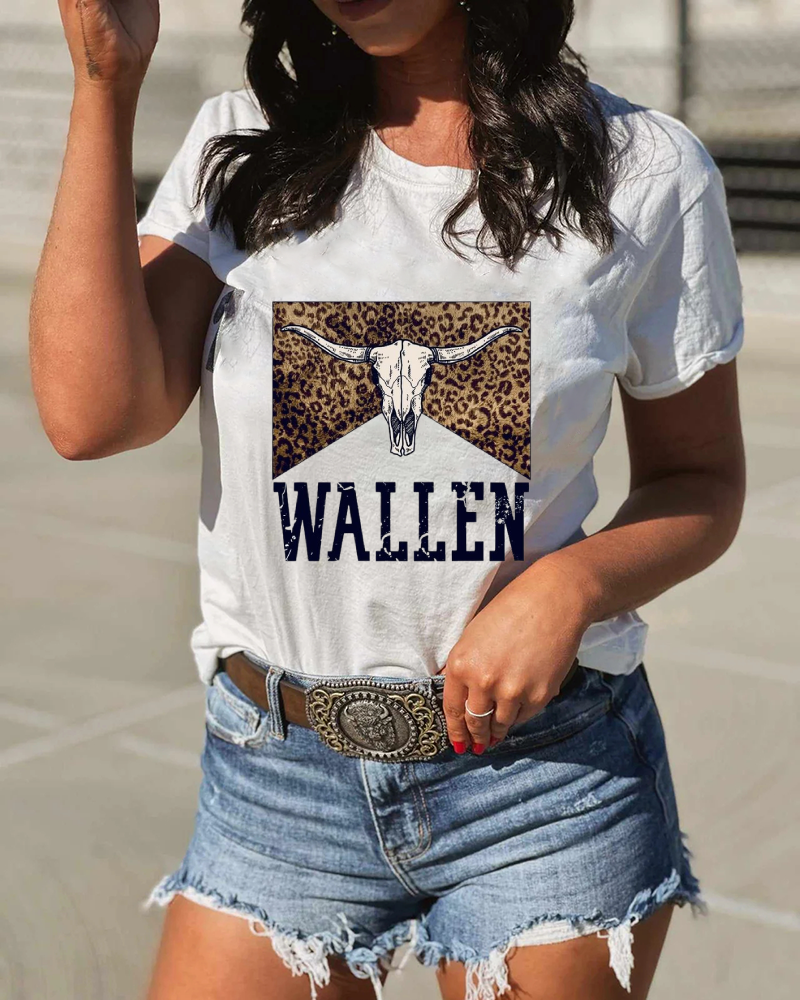 Western graphic tee