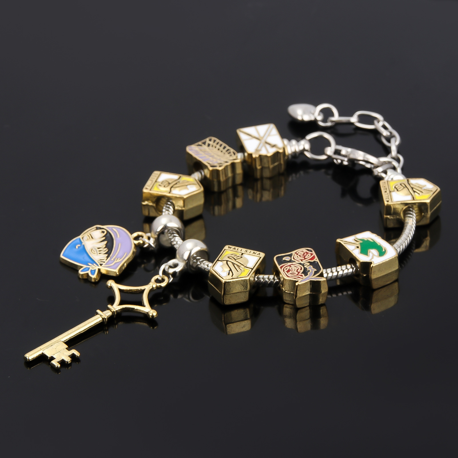 Attack on Titan Charm Bracelet