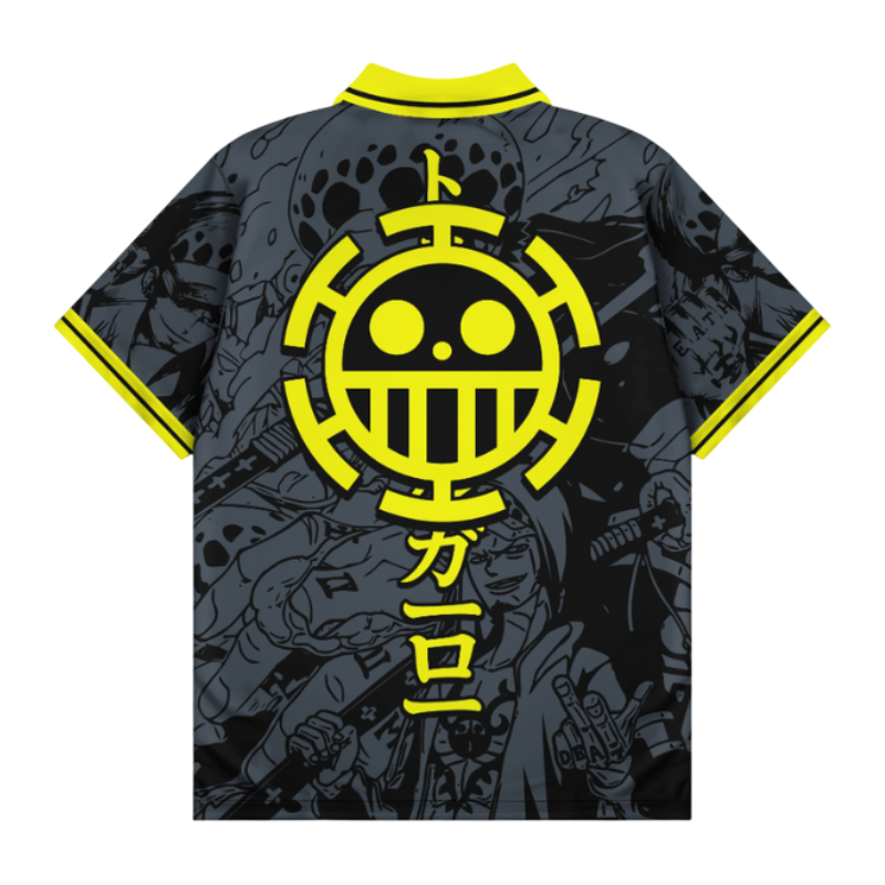 One Piece Anime Vintage V-Neck  Jersey
