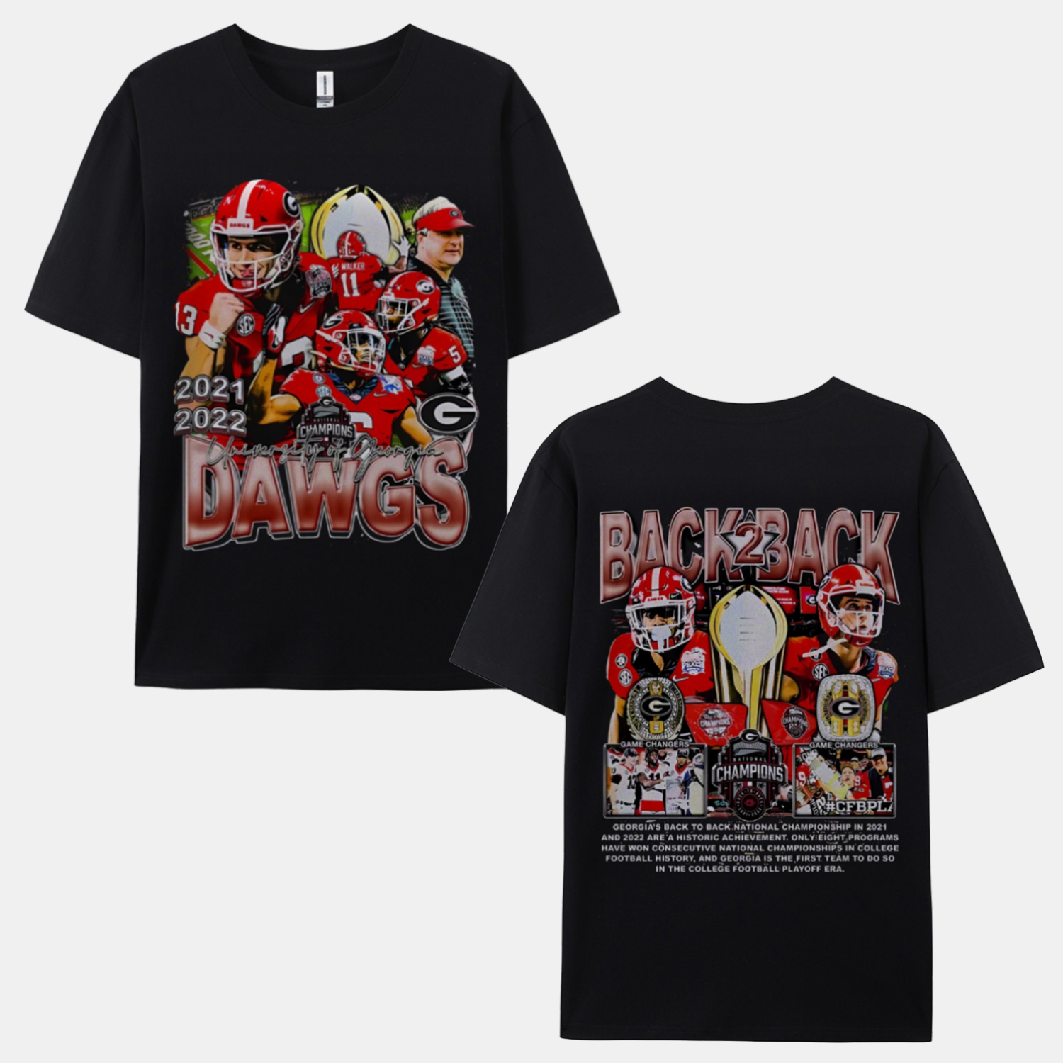 Unisex-Adult Ultra Cotton Washed T-Shirt - GEORGIA TEE