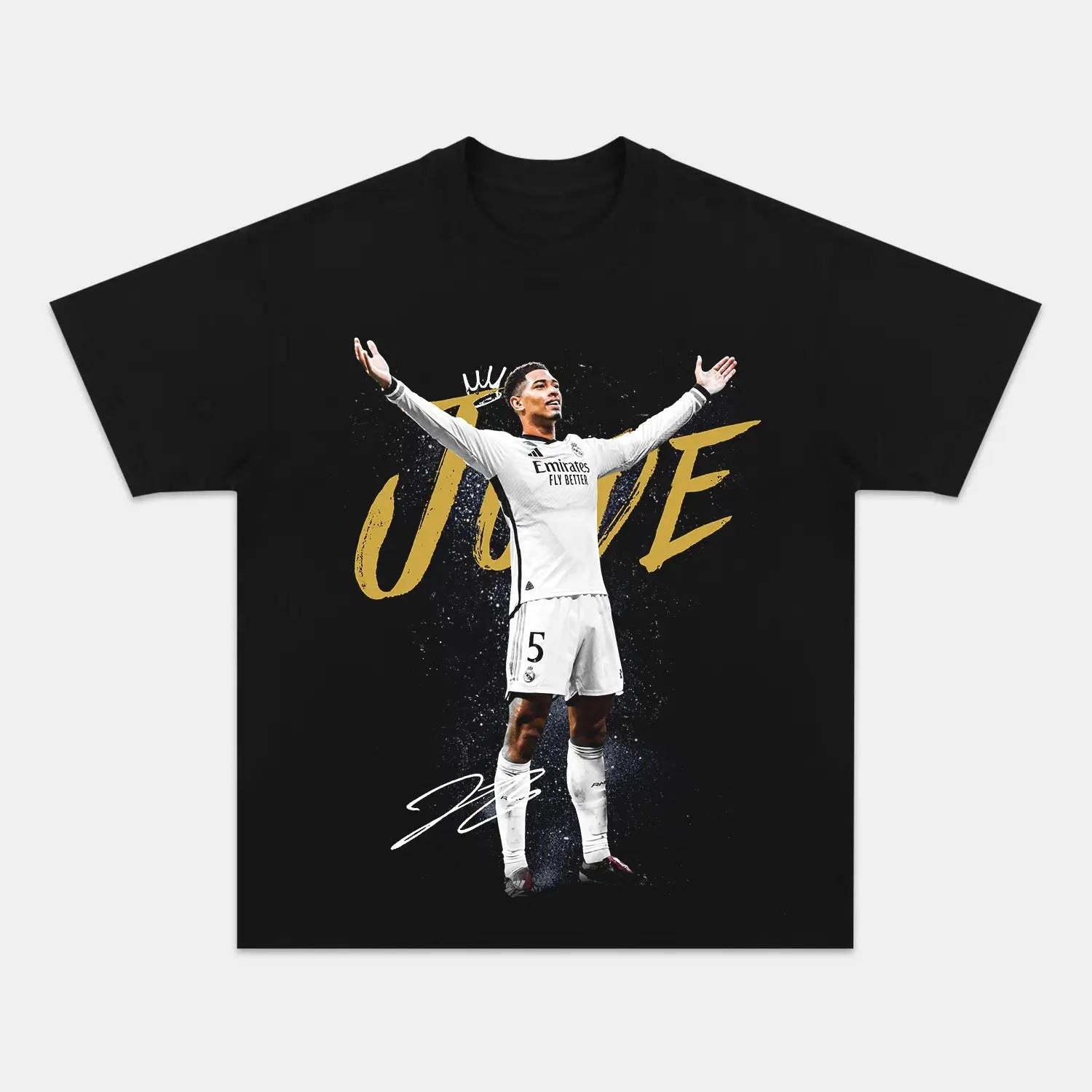 Unisex-Adult Ultra Cotton Washed T-Shirt Graphic JUDE BELLINGHAM