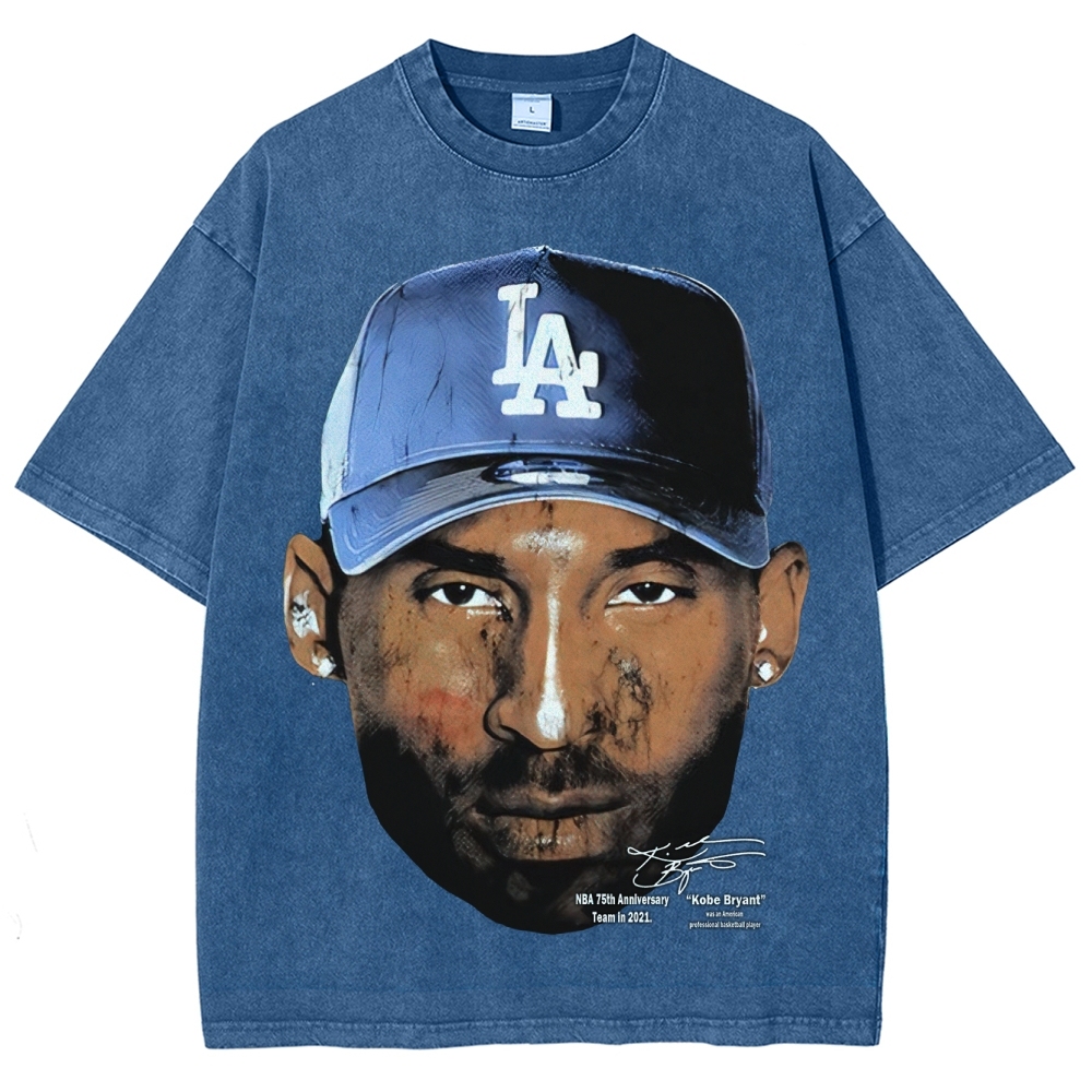 Vintage Style Unisex-Adult Cotton KOBE-VINTAGE-TEE