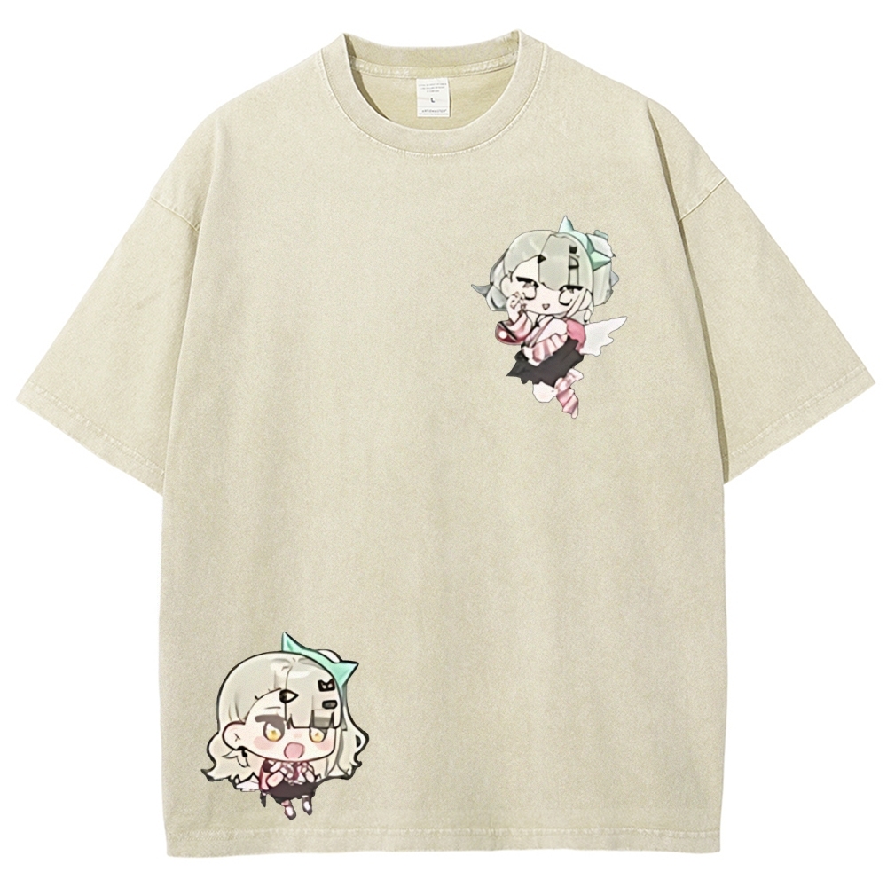 SUNNA Zenless Zone Zero Printed Unisex Washed T-Shirt