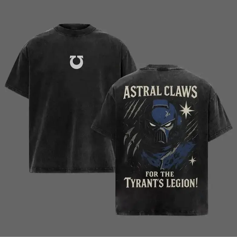 Space Marines Warhammer 40k Vintage Unisex Washed T-Shirt
