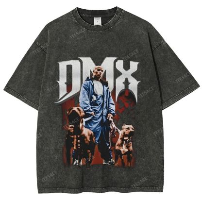 Unisex-Adult Ultra Cotton Washed T-Shirt Graphic  DMX TEE