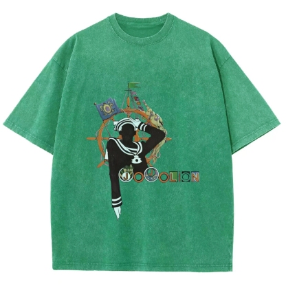 Josuke Higashikata JoJo's Bizarre Adventure  Printed Unisex Washed T-Shirt