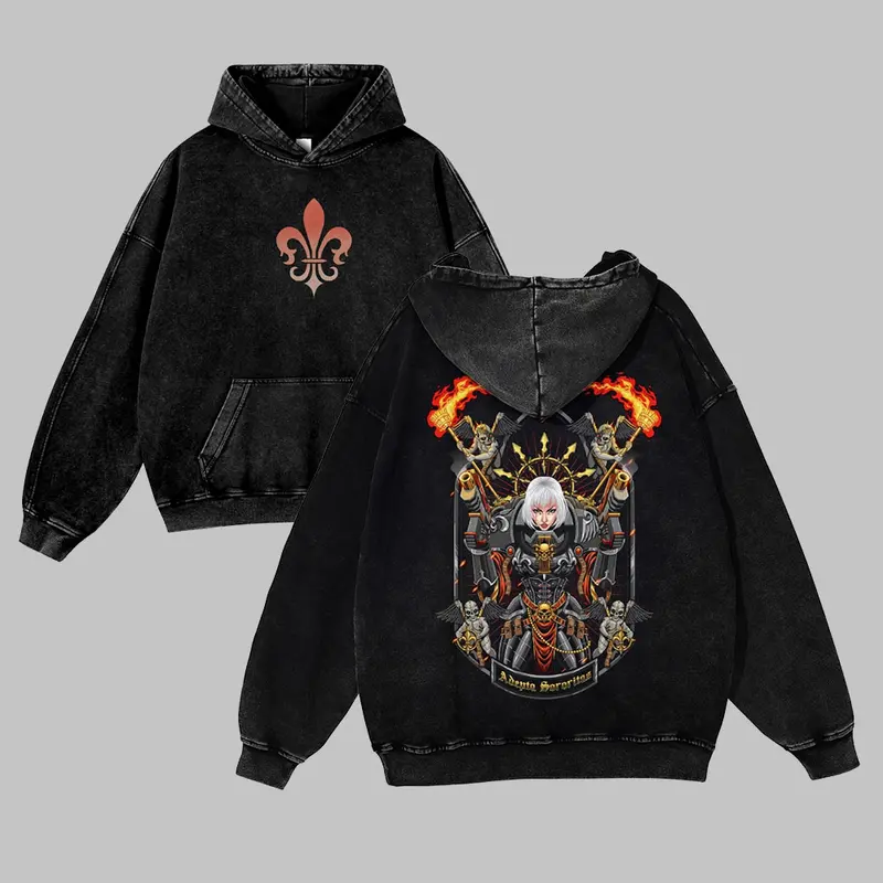 Warhammer 40k Vintage Unisex Washed Hoodies 