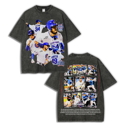 2016 WORLD SERIES CHAMPS - CUBS TEE - [DS]