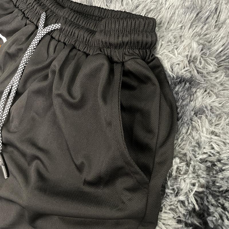 Dragon Ball Z Menswear Top Rated 80s 90s Oversized Singlet Muscle Shorts Summer Simple Letter Black Polyester Fabric Elastic Waistband Drawcord Tropical Casual Breathable Quick-Drying Anime Graphic Gifts