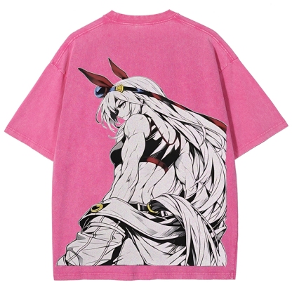 Uma Musume Vintage Unisex Washed T-Shirt