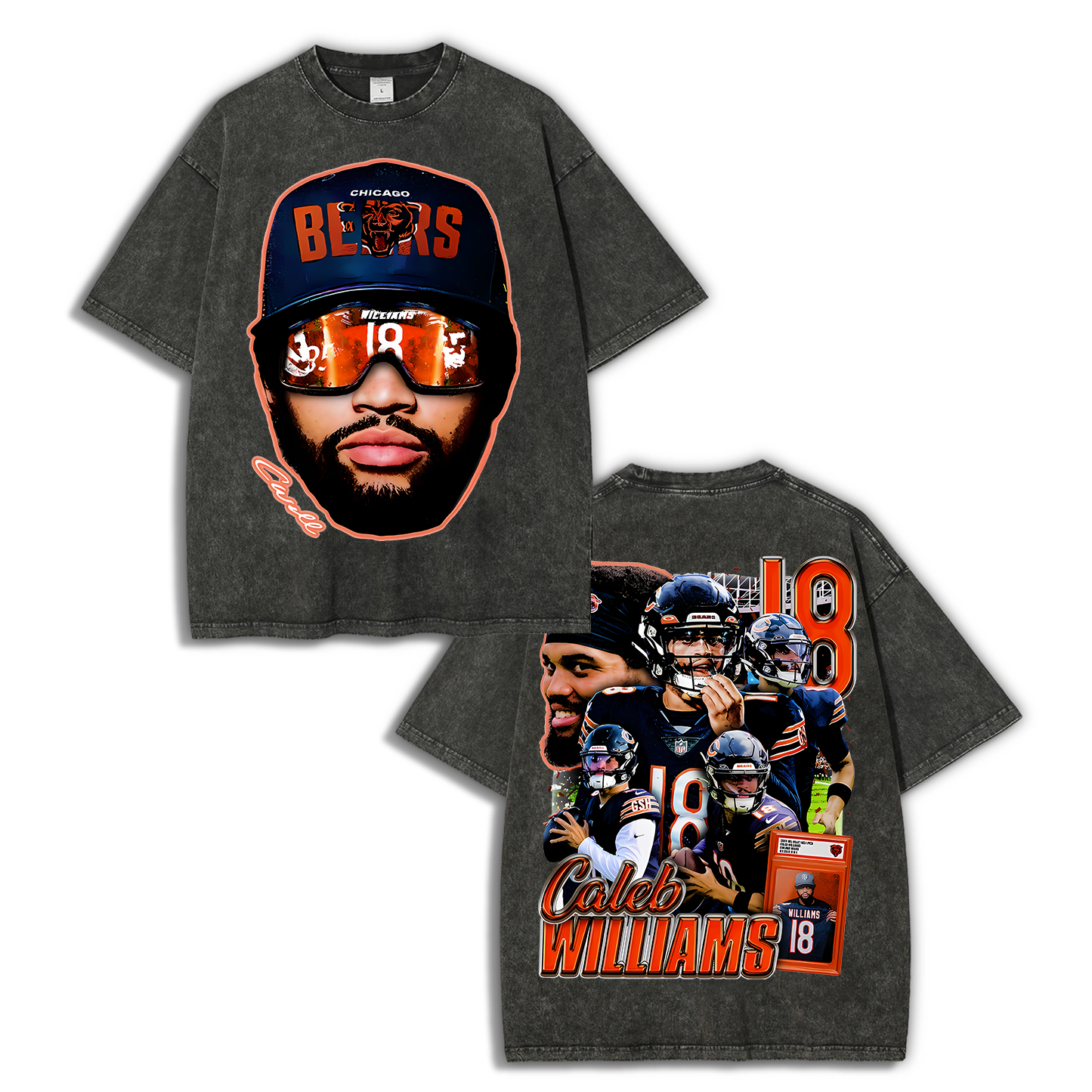 "#1 Draft Pick" Caleb Williams Big Face T-Shirt