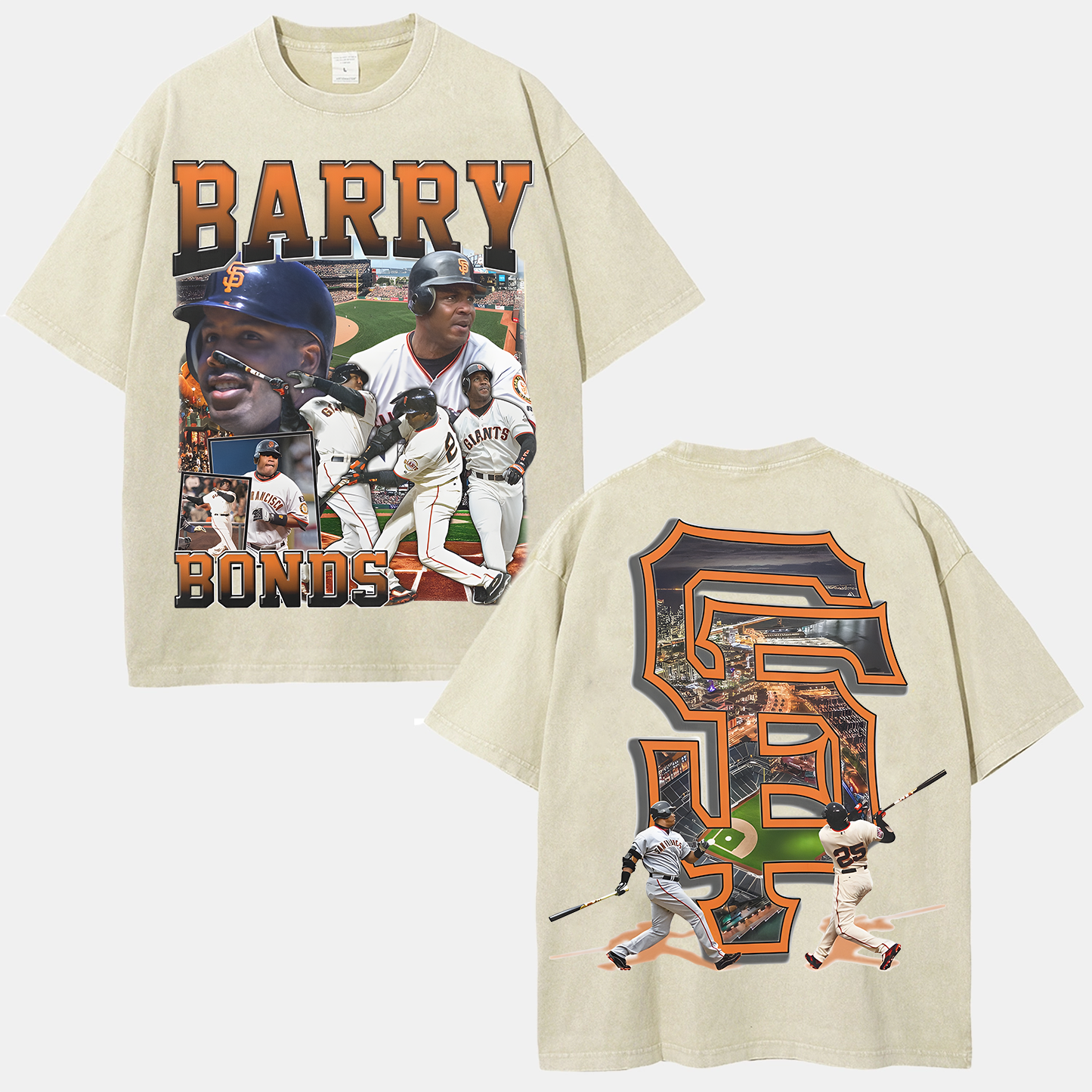 BARRY BONDS | Unisex washed street tee