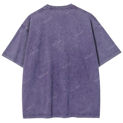 VINTAGE Unisex-Adult TEE | EAGLES KOBE Classic Washed Denim