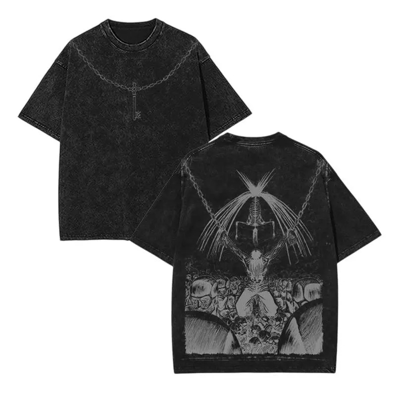 Attack on Titan Final Episode Printed Unisex Washed T-Shirt