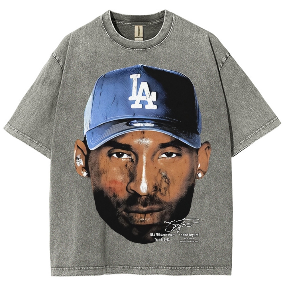 Vintage Style Unisex-Adult Cotton KOBE-VINTAGE-TEE