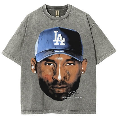 Vintage Style Unisex-Adult Cotton KOBE-VINTAGE-TEE
