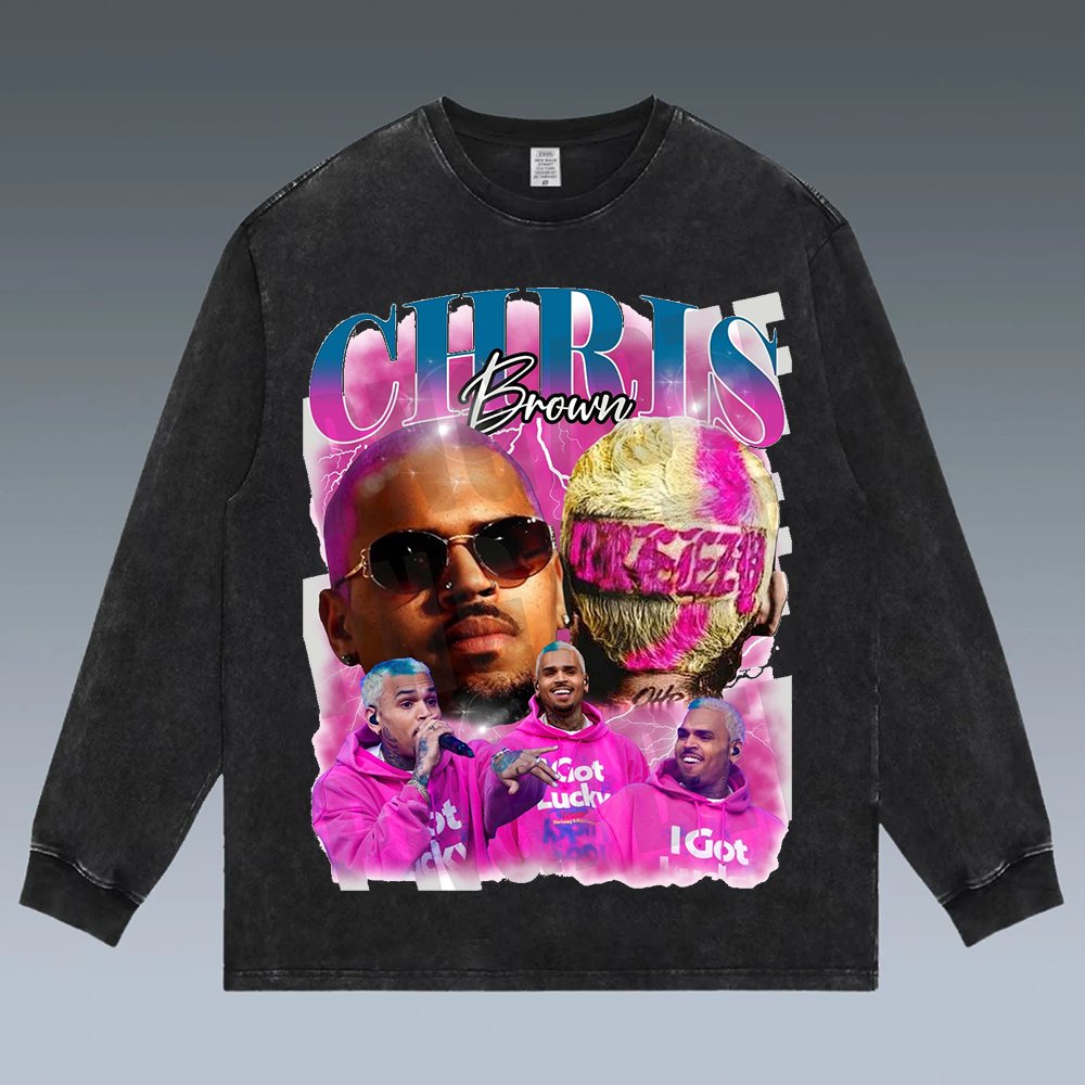 VINTAGE LONG SLEEVE TEE | Chris Brown