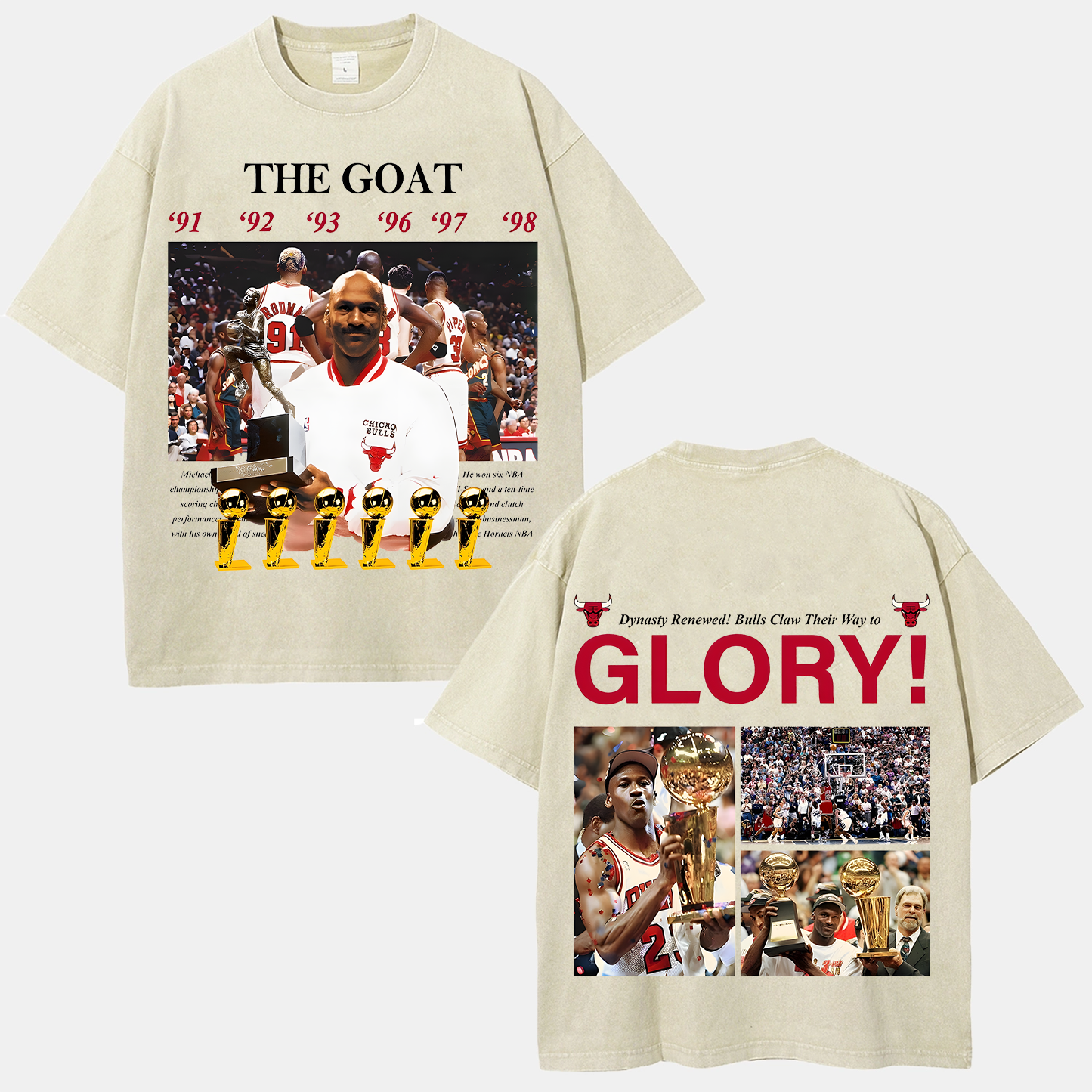 VINTAGE TEE | MICHAEL JORDAN- THE GOAT