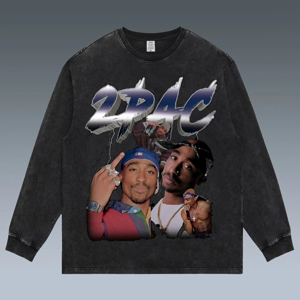 VINTAGE LONG SLEEVE TEE | 2PAC