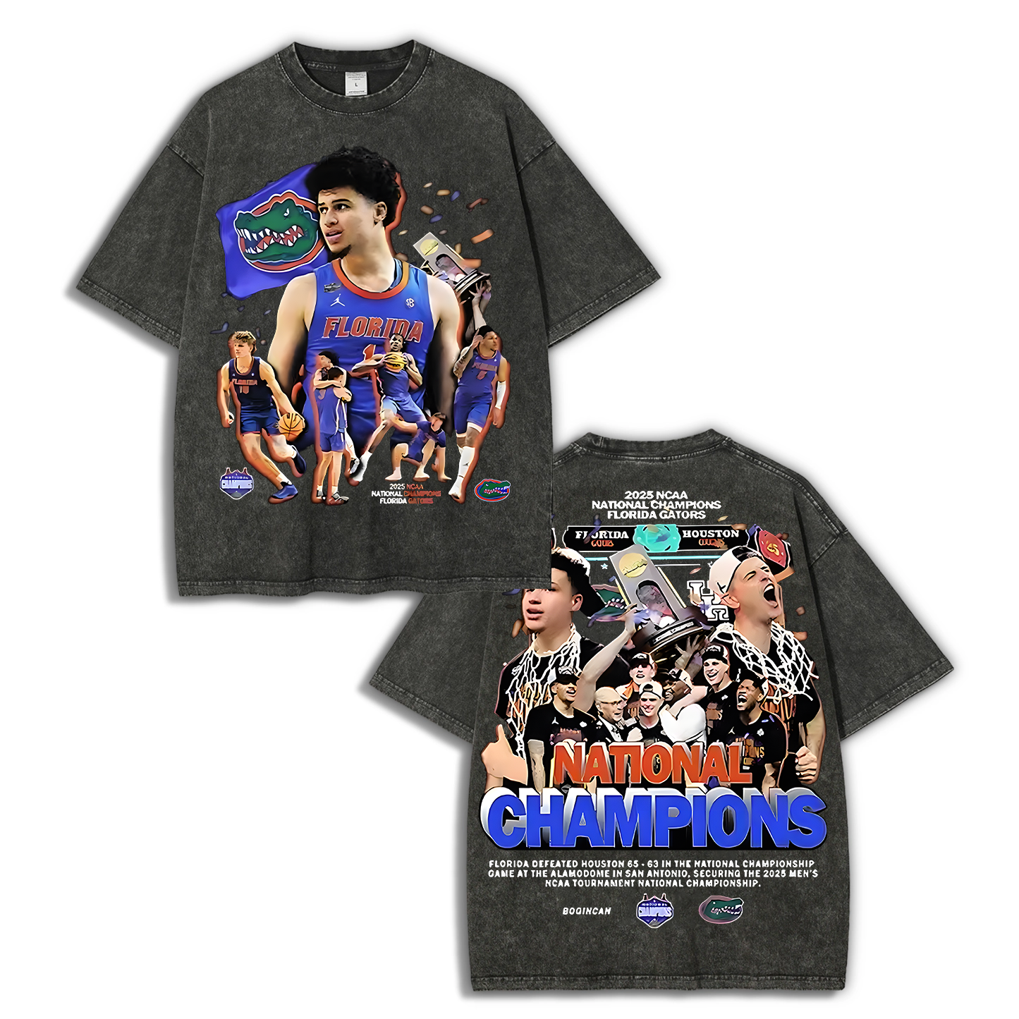 FLORIDA GATORS Tee Vintage Unisex Fit Washed T-Shirt 2505001594