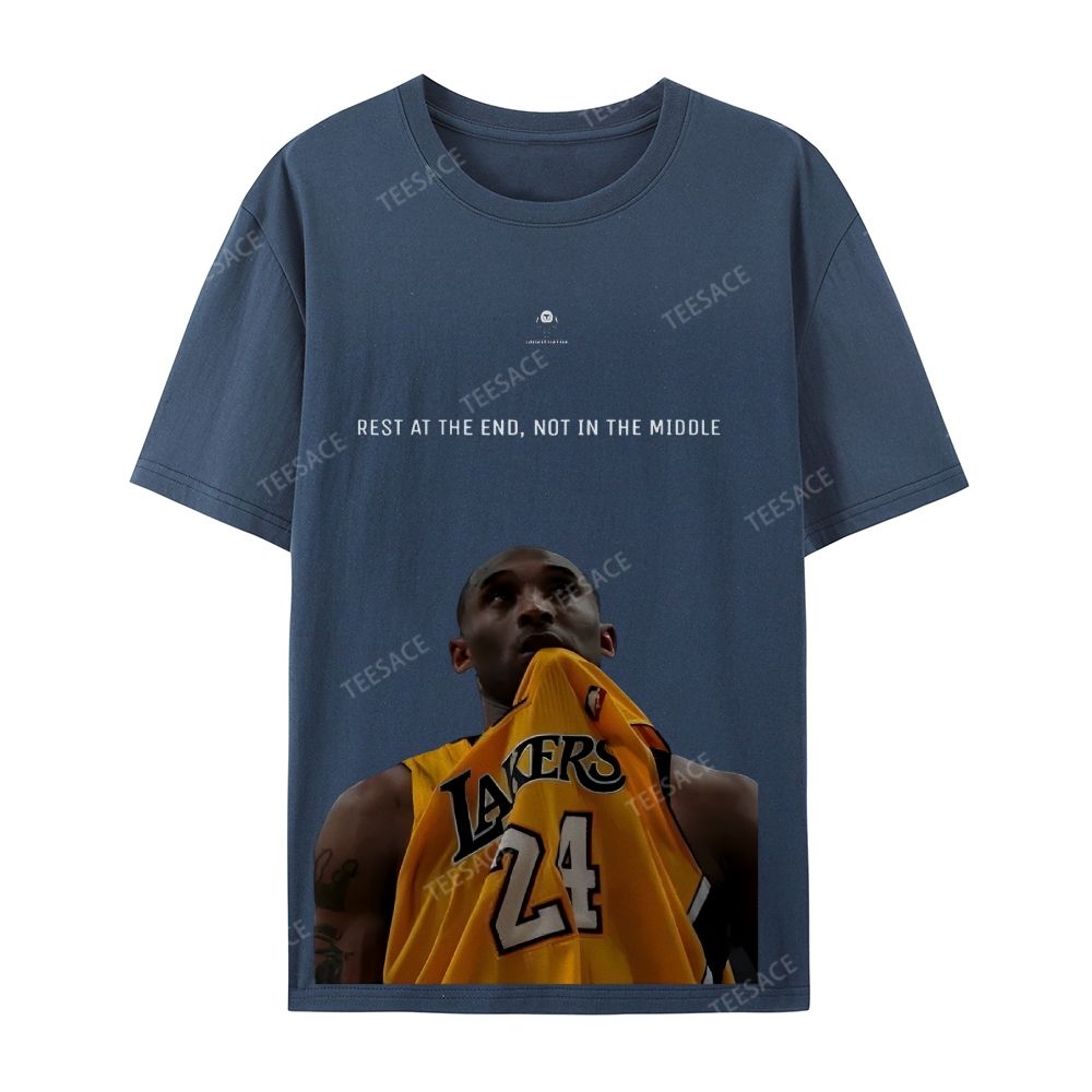 KOBE Vintage Tee Unisex-Adult Oversized Washed Cotton T-Shirt 