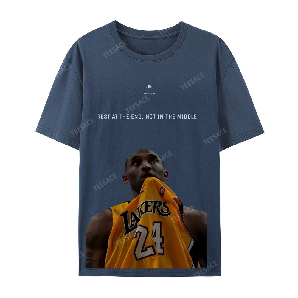 KOBE Vintage Tee Unisex-Adult Oversized Washed Cotton T-Shirt 