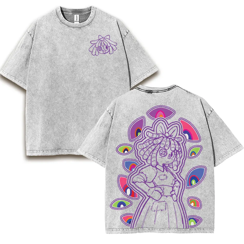 Ragatha The Amazing Digital Circus Printed Unisex Washed T-Shirt 