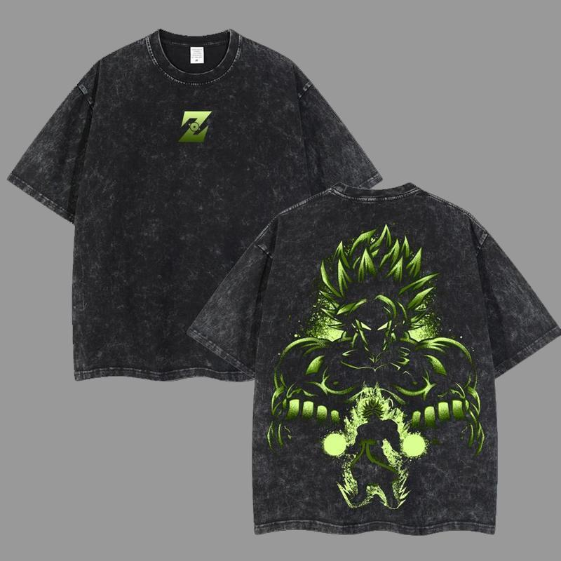 Dragon Ball Z Super Saiyan Broli Oversize Washed T-Shirt