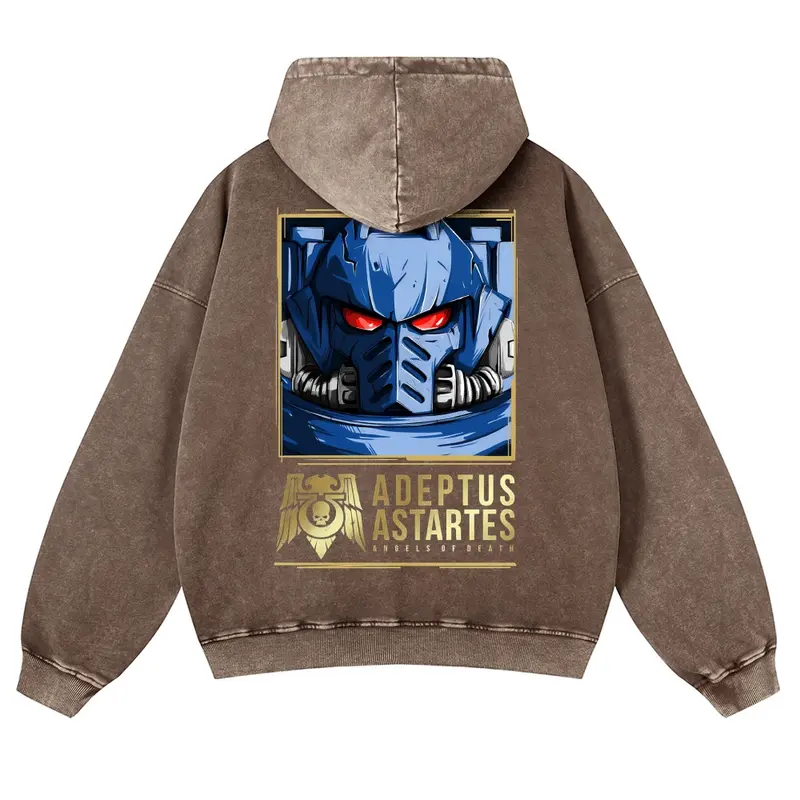 Warhammer 40k Vintage Unisex Washed Hoodies 