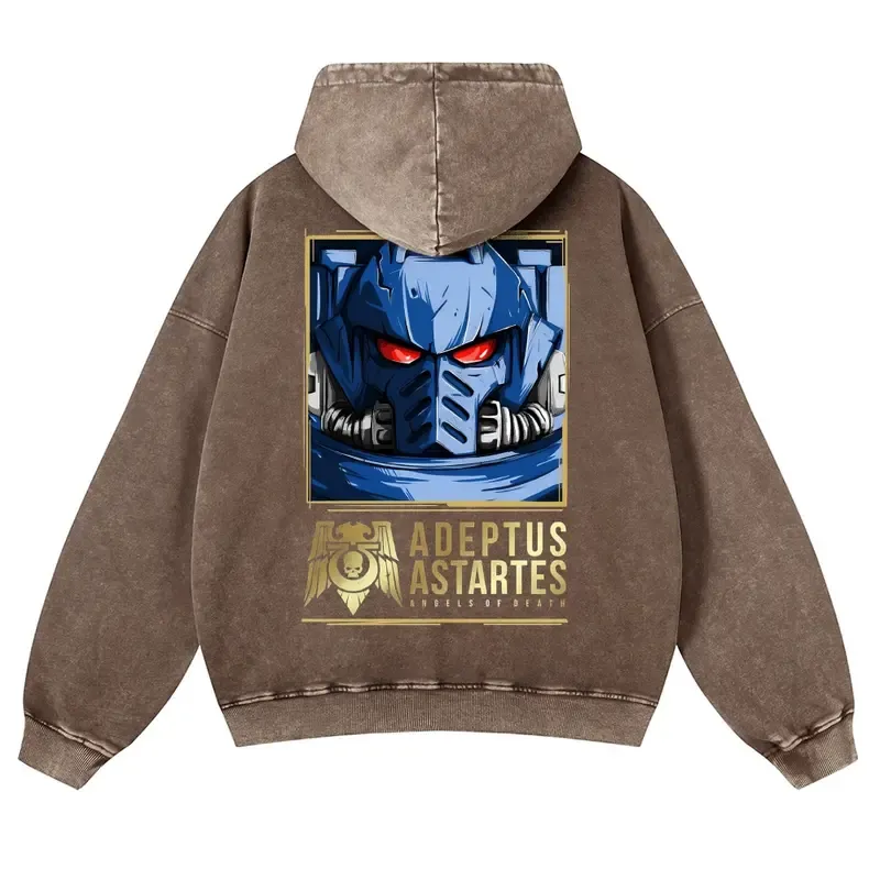 Warhammer 40k Vintage Unisex Washed Hoodies 