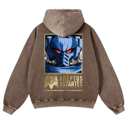 Warhammer 40k Vintage Unisex Washed Hoodies 