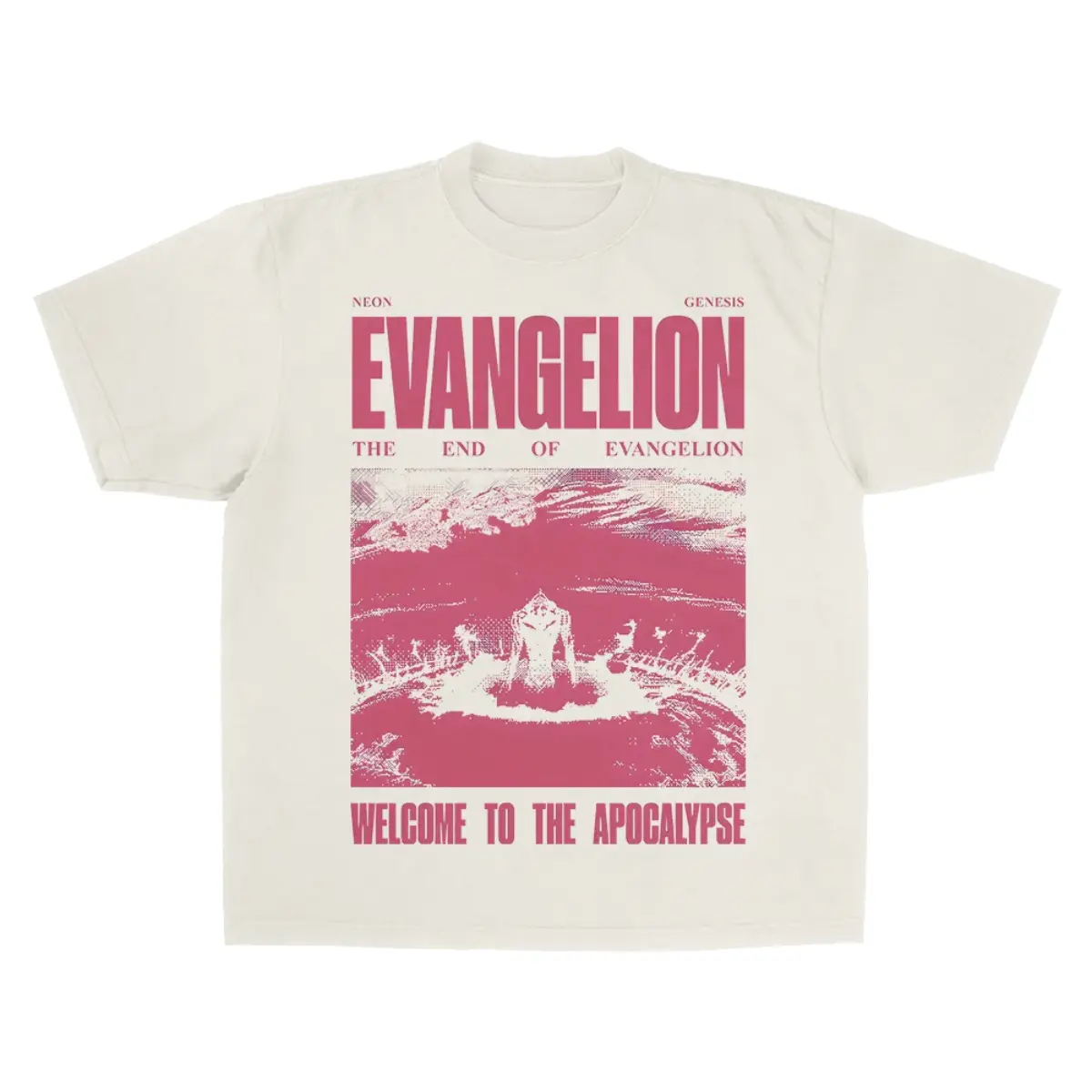 Neon Genesis Evangelion Vintage Unisex Cotton T-Shirt